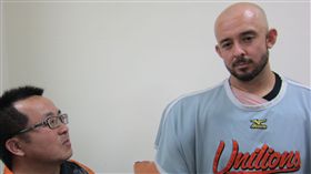 ▲統一獅投手Bruce Billings（布魯斯）獲得單場MVP。（圖／記者蕭保祥攝）