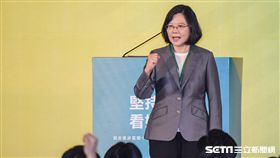 民進黨全代會，主席蔡英文致詞 圖／記者林敬旻攝