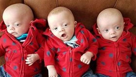 英國,三胞胎,嬰兒（圖／翻攝自臉書）