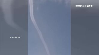 從海面掃向陸地　屏東滿州驚見水龍捲