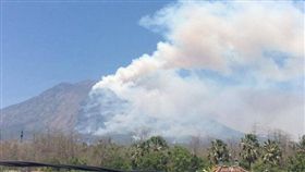 阿貢火山，峇里島疏散，翻攝推特