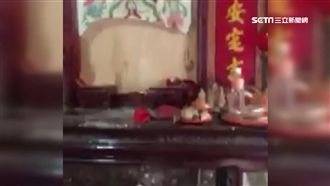離婚喝悶酒　友幫出氣持棍砸車毀神壇