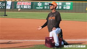 統一獅體能教練一色優。（圖／記者王怡翔攝）