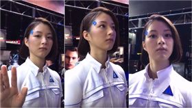 東京電玩展,人形機器人,戀愛,辨識,真假,訓練,扮演,模特兒　圖／翻攝自推特　https://goo.gl/W7w9Sw