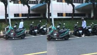 女騎士為移車這麼做　影片掀網友論戰