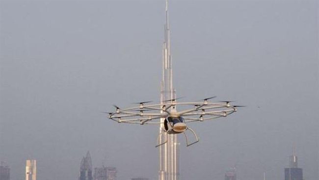 獨步全球！杜拜空中計程車首試飛成功