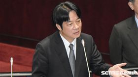 行政院長賴清德26日前往立法院進行施政報告，並接受備詢。 圖／記者林敬旻攝