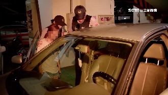 鴛鴦盜搶劫　女嫌被逮哭倒在女警懷裡