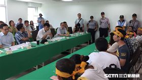 大觀社區,李文忠,退輔會,尤美女　記者張之謙攝