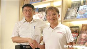 柯文哲中正區走讀 合體益品戴勝益 北市府提供