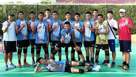 ▲豐原高商在高男組完成四連霸。（圖／永信杯排球賽提供）