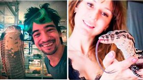 俄羅斯,俄國,弄蛇人,眼鏡蛇,自殺,中毒,離婚　翻攝自鏡報
