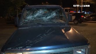 不是第一次！男子酒後鬧事砸爛公司車