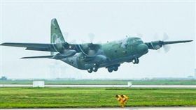 南韓C-130運輸機。（圖／翻攝韓聯社）