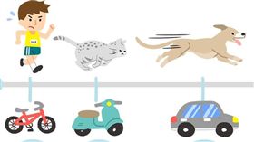 名家／毛起來／百米競賽開跑囉！喵星人、汪星人，誰會勝出？！