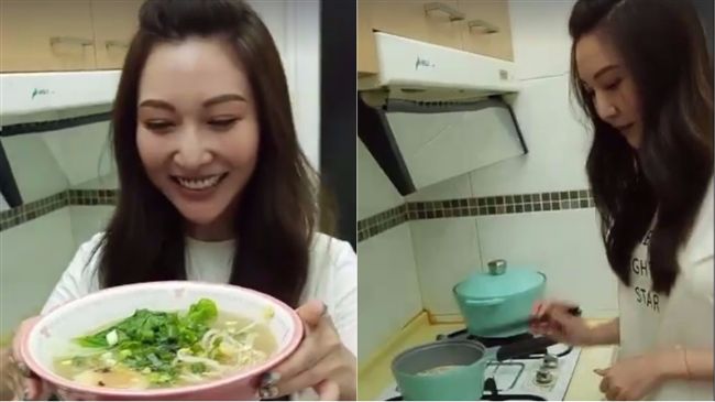 曾莞婷直播煮泡麵　吸粉16萬人搶看