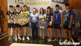 企業十三年甲級男女排球聯賽,劉鴻敏,劉鴻杰,排球協會王貴賢理事長（圖／記者劉家維攝）