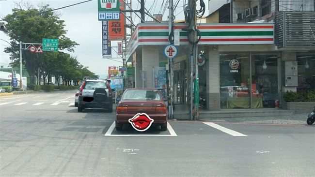 VIP停車格　三寶這樣停車網友嚇傻