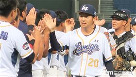 桃猿守護神陳禹勳。（圖／記者王怡翔攝）