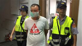 警方將蔡男移送法辦。（圖／翻攝畫面）
