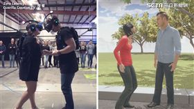 男友在虛擬世界向女友求婚。（圖／翻攝自Zero Latency臉書）