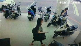 謝女今年7月到超商偷竊時身影。翻攝畫面