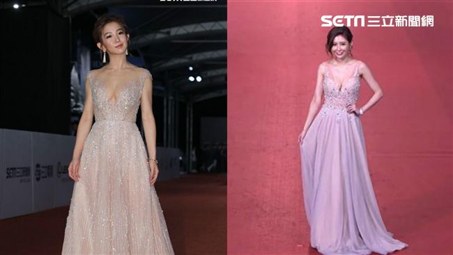 都是爆乳深V！郭書瑤、愷樂巧撞衫