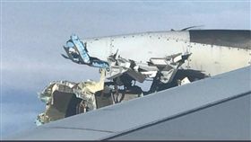 法國航空,A380,客機,引擎解體（圖／翻攝自推特）