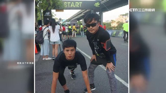 唐從聖參加路跑　無笑容、大墨鏡遮眼