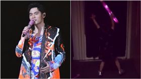 ▲小周周現身演唱會，幫周杰倫跳舞應援。（合成圖／杰威爾提供、翻攝自昆凌IG）