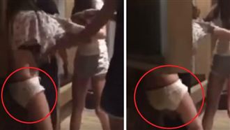 白短褲被誤認包尿布…糖糖秀證物澄清