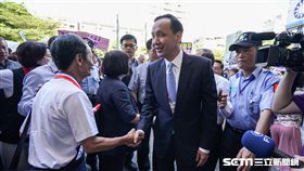 國民黨全代會，朱立倫出席。 圖／記者林敬旻攝