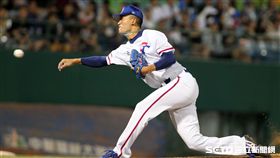 ▲中華隊側投吳昇峰面對韓國表現不俗。（圖／記者邱榮吉攝）