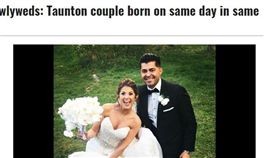 結婚,命運,浪漫,連理,生日,同日,麻州,夫妻,Jessica Gomes,Aaron Bairos
（圖／翻攝自陶頓報）