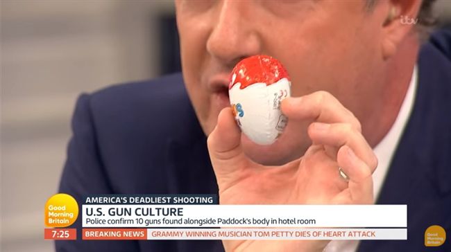 美禁出奇蛋卻可擁槍　英主持人戰觀眾