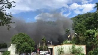 內灣老街火警　遊客銳減中秋賺嘸錢