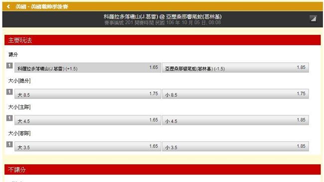 國聯外卡驟死賽　響尾蛇季賽稍占上風