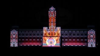 慶祝國慶　總統府首次舉辦光雕秀