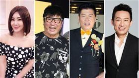 陳美鳳,胡瓜,曾國城,郭子乾（合成圖／翻攝自陳美鳳臉書；胡瓜-資料照；曾國城-記者邱榮吉攝；郭子乾臉書）