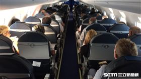機艙,單走道客機,飛機,航空。（圖／記者簡佑庭攝）