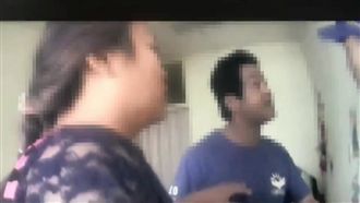 處理夫妻吵架　警竟遭莽夫強壓撞玻璃