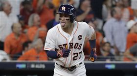  Jose Altuve敲出單場三響砲。（圖／美聯社／達志影像）