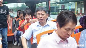 台北市長柯文哲出席銀髮族觀光巴士記者會 圖／記者林敬旻攝