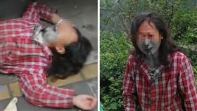 陝西科技大學,清潔員,清潔工,暴打,毆打,葛教授,打人
（圖／翻攝自微博）