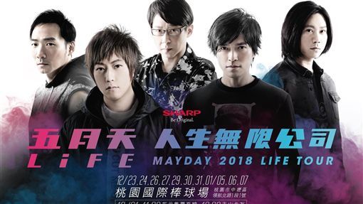 五月天年底嗨唱桃園　議員謀福免費看