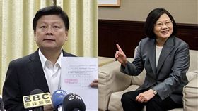 花蓮縣長傅焜萁、蔡英文總統／中央社、臉書