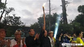 ▲宜蘭全運會聖火點燃。（圖／記者林辰彥攝影）