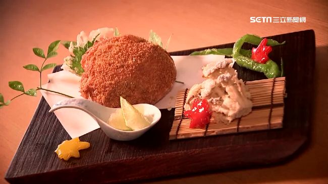 日式「蟹甲揚」　松葉蟹肉入殼油炸