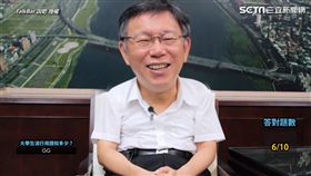 柯文哲挑戰大學流行用語。