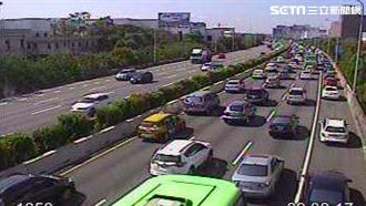 今日國道最塞　部分路段時速20公里